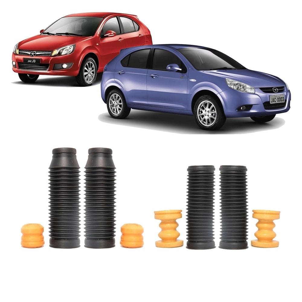 Kit reparo guarda pó dianteiro traseiro jac j3 2011 2012 13