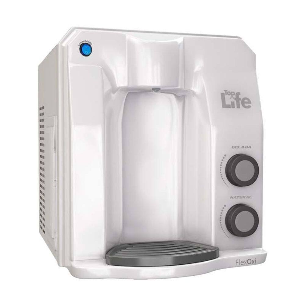 Purificador de água com ozônio branco 110v flexoxi top life