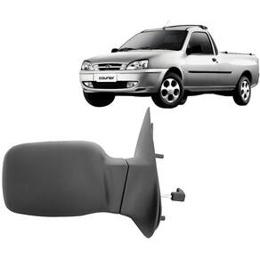 Retrovisor externo courier 97/09 com controle direito