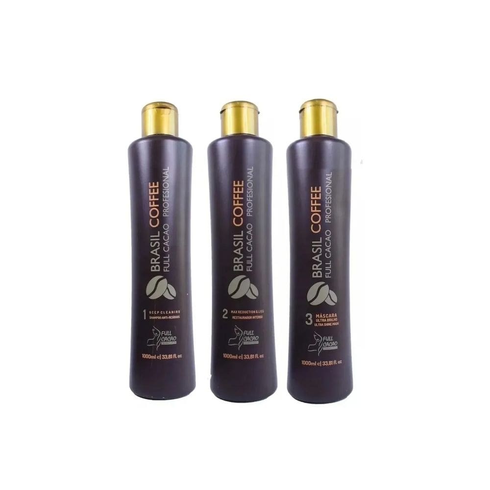 Kit de alisamento de cabelo Brasil Coffee Keratin 1000mL