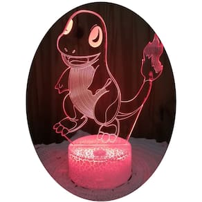 Lâmpada Cder 3D Illusion 7 cores LED