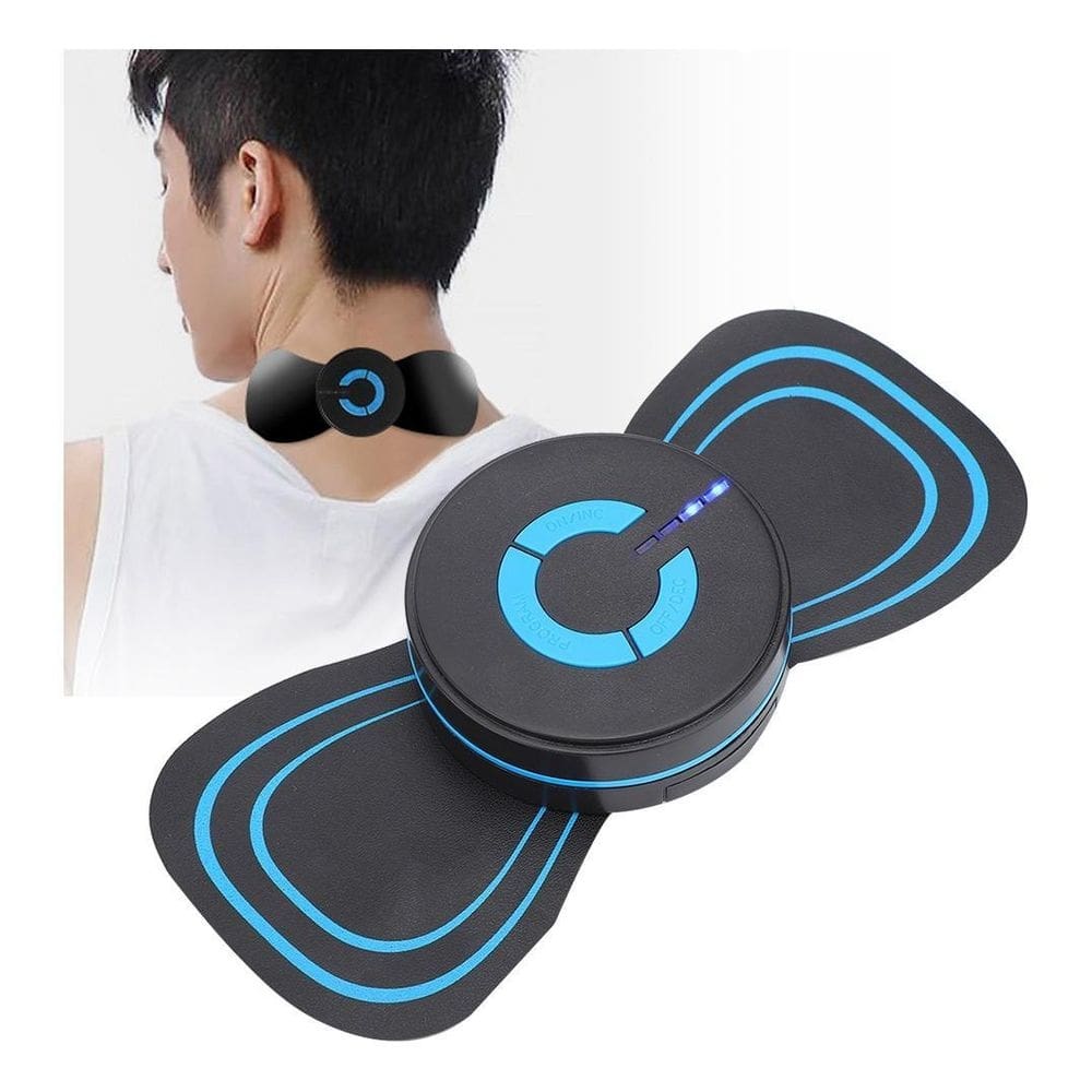 Mini massageador portátil recarregável dor pescoço coluna