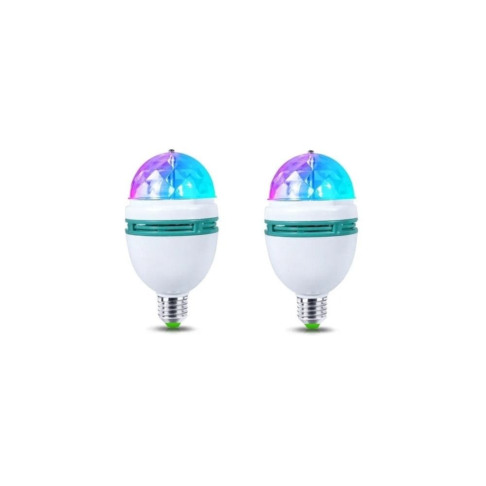 Lâmpada LED Rotating Ball Party Reel x2 Pack