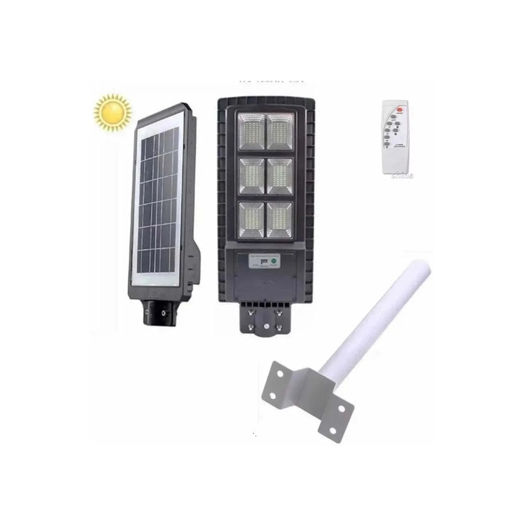 Refletor solar LED de 200 W com controle de 13 horas de duração