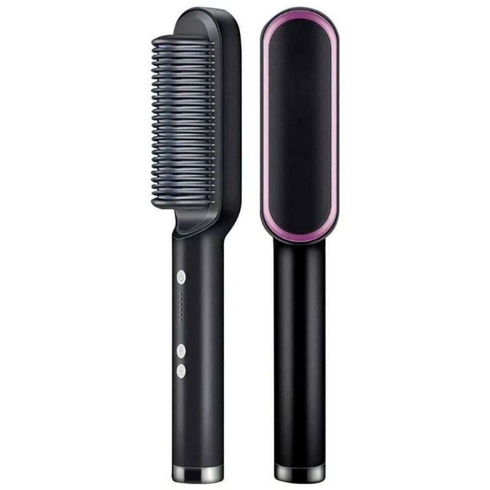 Escova pente secadora profissional 3 em 1 seca modela cabelo