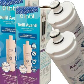 Kit 2 refil filtro ibbl avanti mio vivax purificador àgua