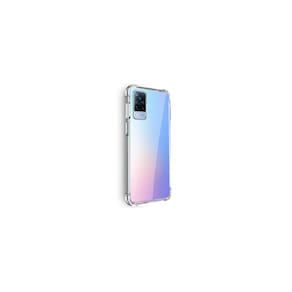 Capa de telefone V21 5G transparente de silicone anti-choque TPU