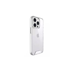 Capa de telefone Space Clear anti-amarelamento para 14 Pro