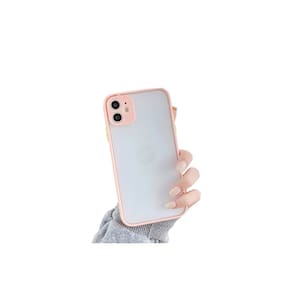 Capa de silicone para 13 rosa fosco com proteção total