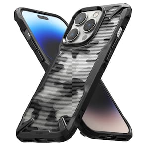 Capa de telefone Ringke Fusion-X para  14 Pro Max - Camo Black