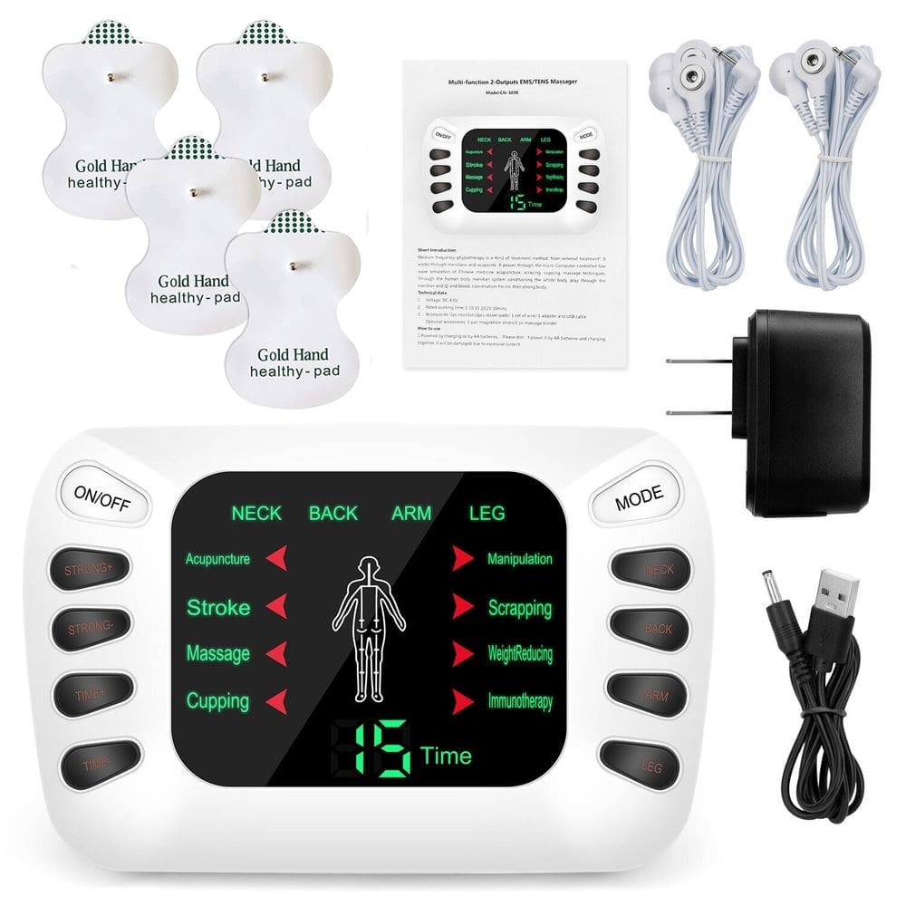 Máquina de massagem eletroestimuladora Massageador eletrofísico