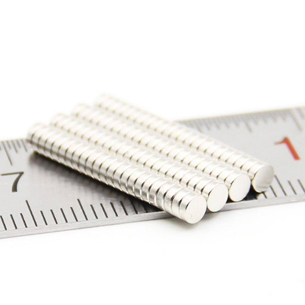 300pcs. Imã Super Forte 3x1 Redondo Pequeno 3mm X 1mm N35