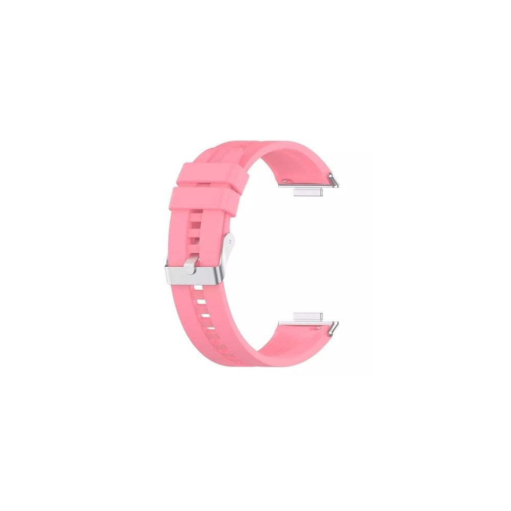 Pulseira de silicone compatível com Huawei Watch Fit 2 rosa