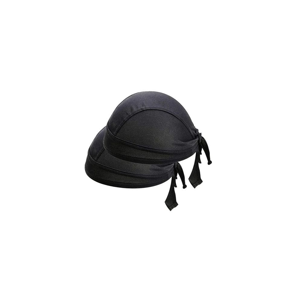 Lenço de bandana para esportes de motocicleta unissex preto
