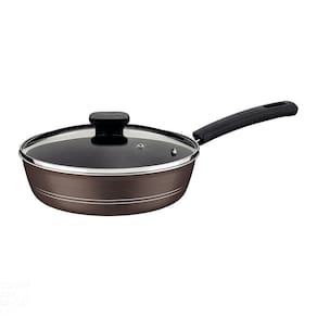 Frigideira Funda Tramontina Com Tampa Sicília Starflon Excellent Avelã 24 Cm 2,5 L Tramontina
