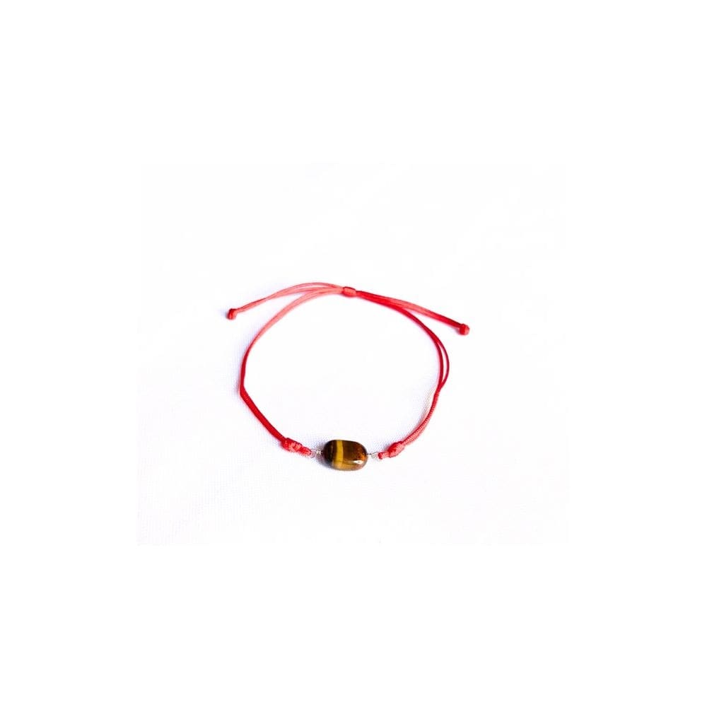 Pulseira de fio La Piedra Ojo de Tigre Red Tiger Eye Stone