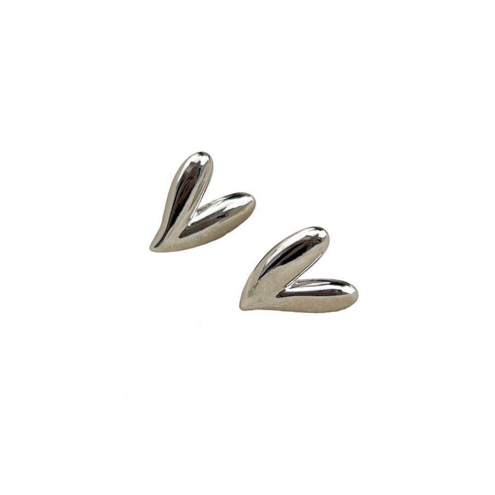 Brincos Arrow Heart Hoops 1,2 cm x 0,8 mm de esmalte para mulheres