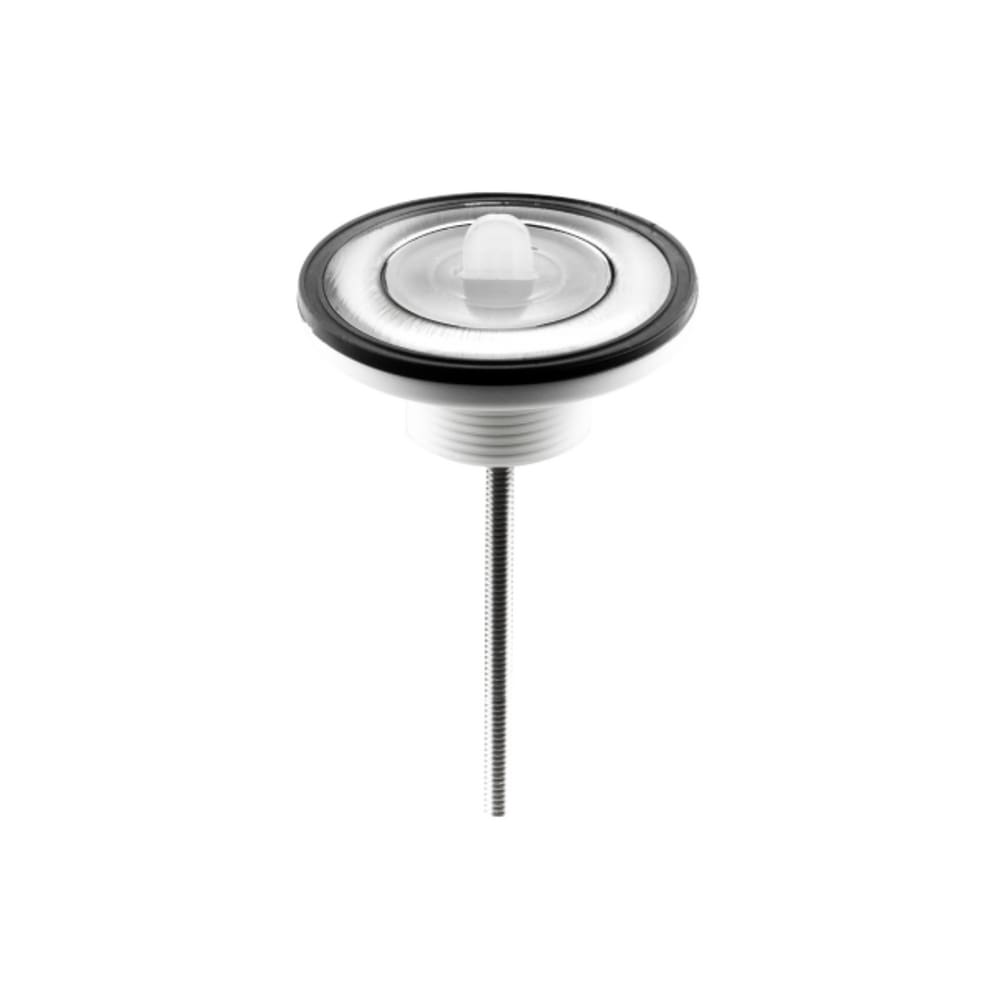 Válvula Inox Polido p/Lavatório 2.1/2&quot; Tipo Universal c/Tampa Plástica