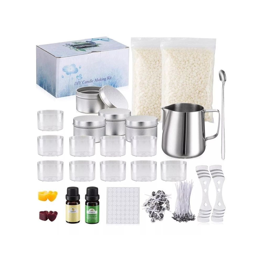 Kit de fabricação de velas para iniciantes, 153 peças
