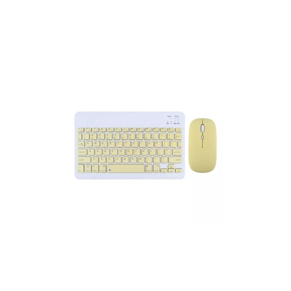 Kit de teclado e mouse para ou tablet Android bege