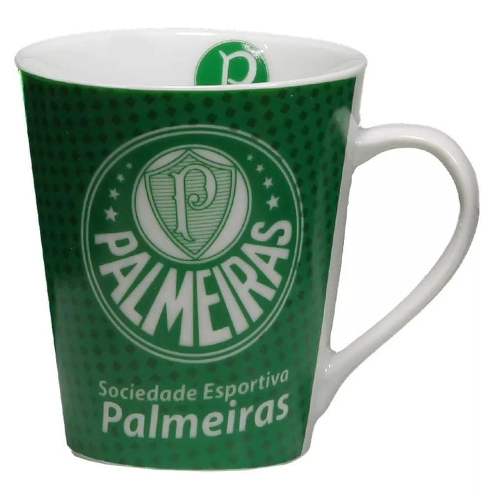 Caneca de porcelana do verdão 300 ml