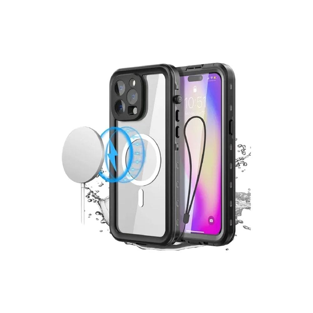Capa de telefone impermeável à prova de choque Magsafe para 14 Pro M