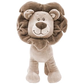 Pelúcia Infantil Leãozinho Safari 32cm Bordado Poliéster Buba