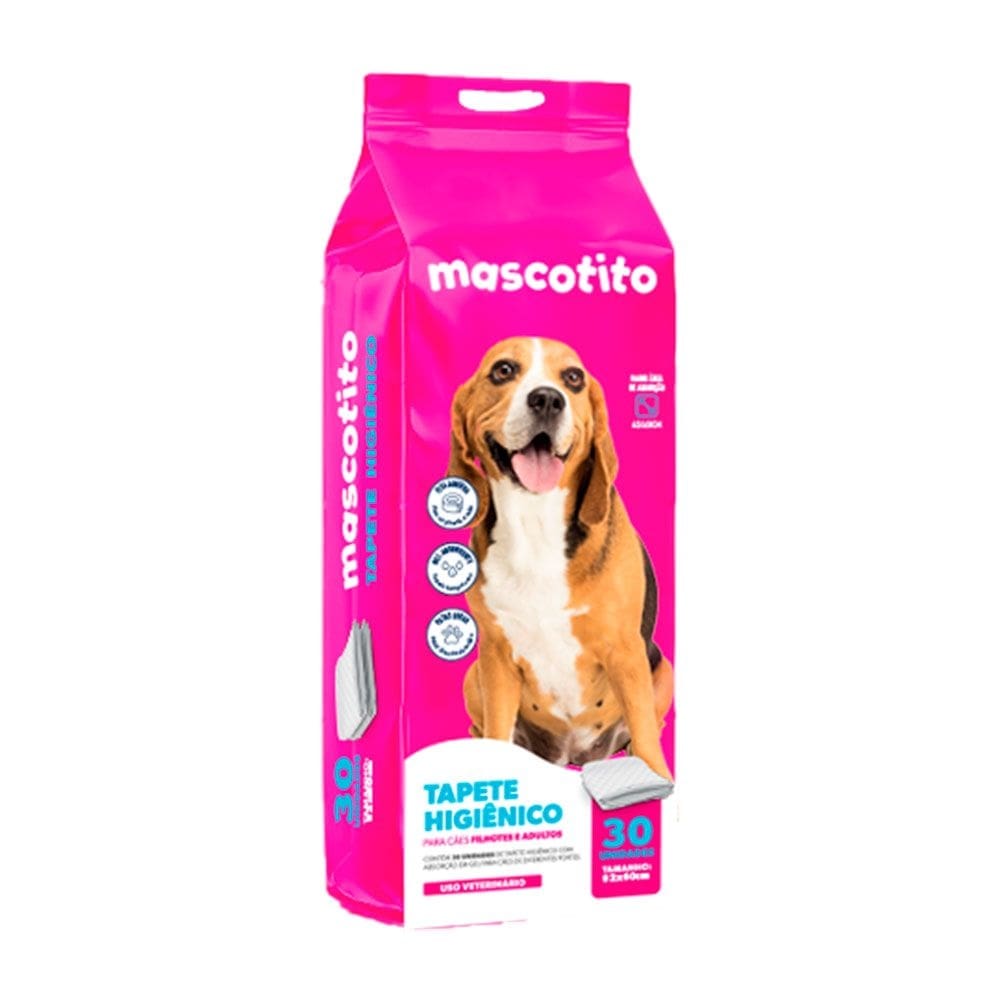 Tapete Higiênico Mascotito 82x60cm com 30 Unidades