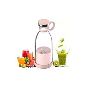 Personal Blender Juicer Garrafa portátil de 420ml rosa 40W