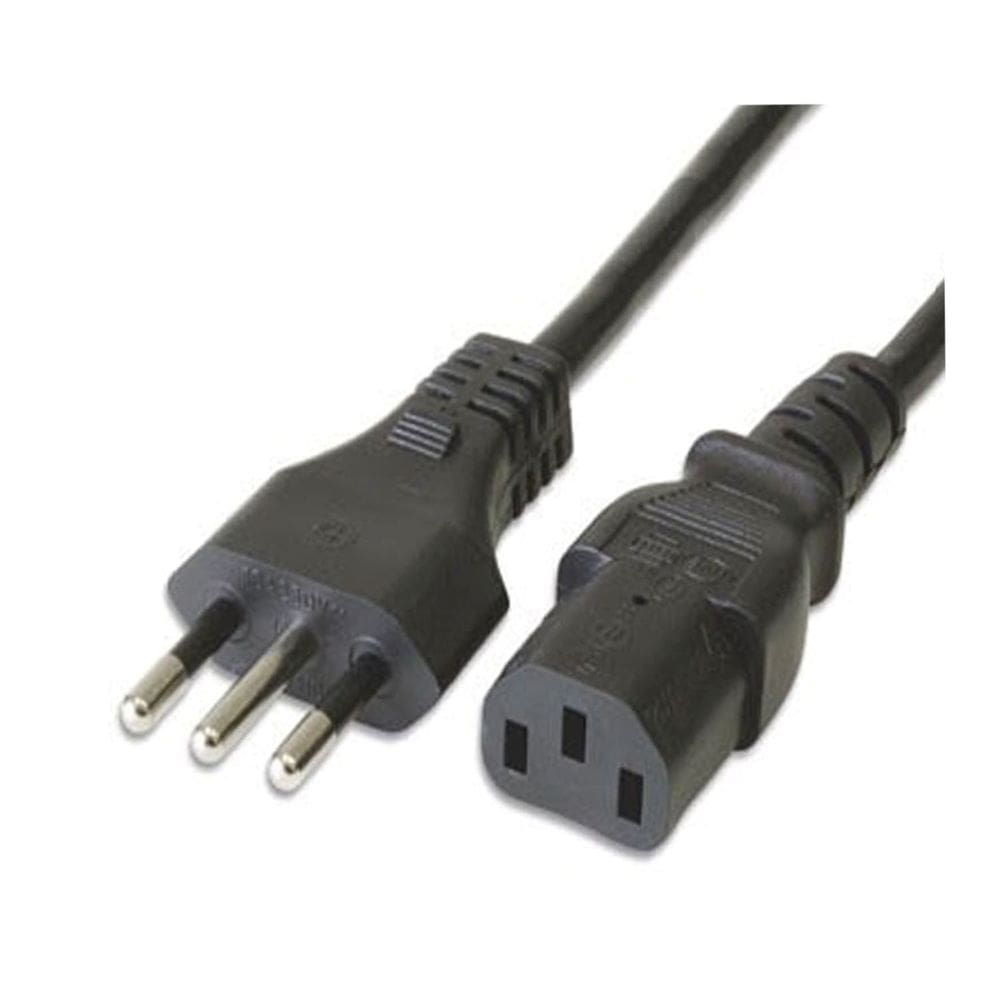 Cabo de alimentação para PC 1,8 m 220V 10A fêmea C13 para macho