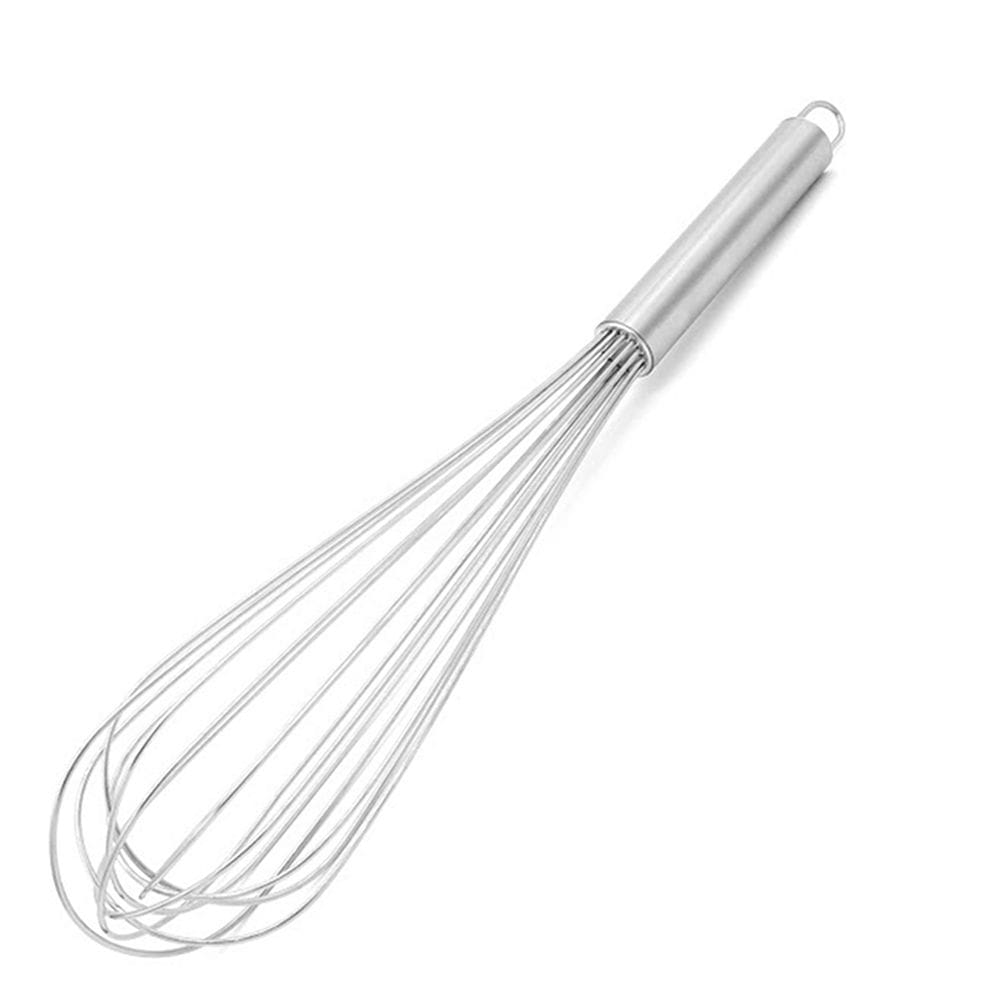 Fue batedor de claras massas e ovos manual inox 40cm