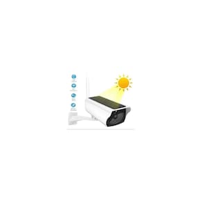 Câmera de segurança solar com visão noturna e sensor de movimento