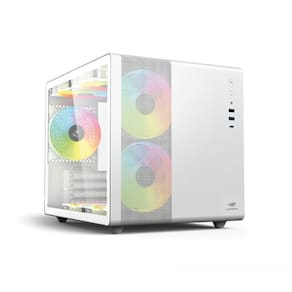 Gabinete Gamer C3Tech Aquarius Branco - Lateral em Vidro Temperado - USB 3.0 - Micro ATX - MT-G710WH
