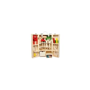 Conjunto de caixas de ferramentas Toy Didactic Wooden para crianças de mais de 3 anos