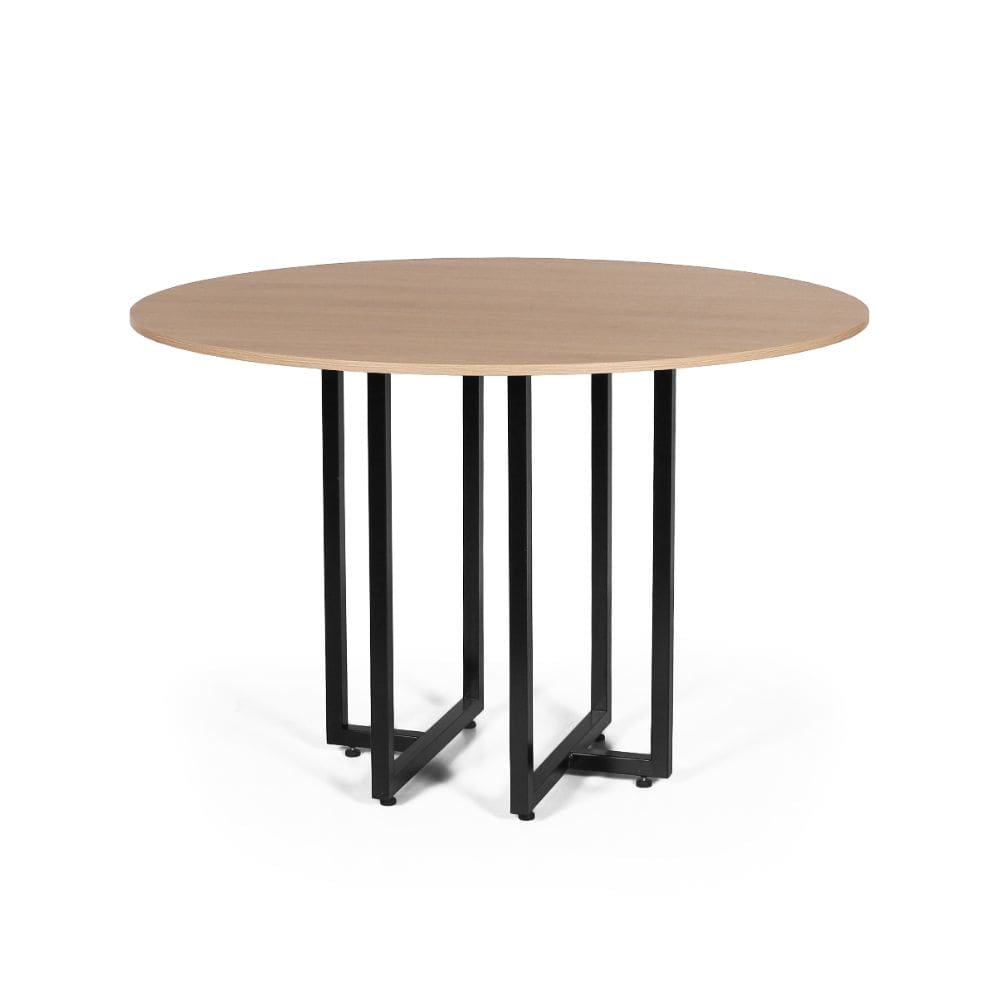 Mesa de Jantar 4 Lugares 90cm Redonda Industrial Dommus Jade - Straub Web
