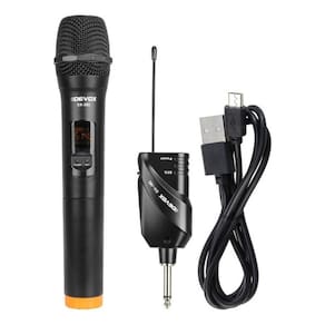 Microfone sem fio de mao uhf com mini  dx-381 devox