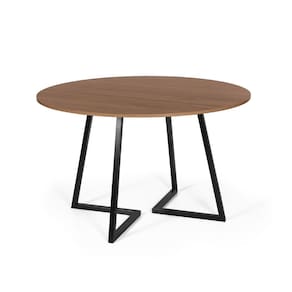Mesa de Jantar 4 Lugares 120cm Redonda Industrial Rigo Noronha - Straub Web