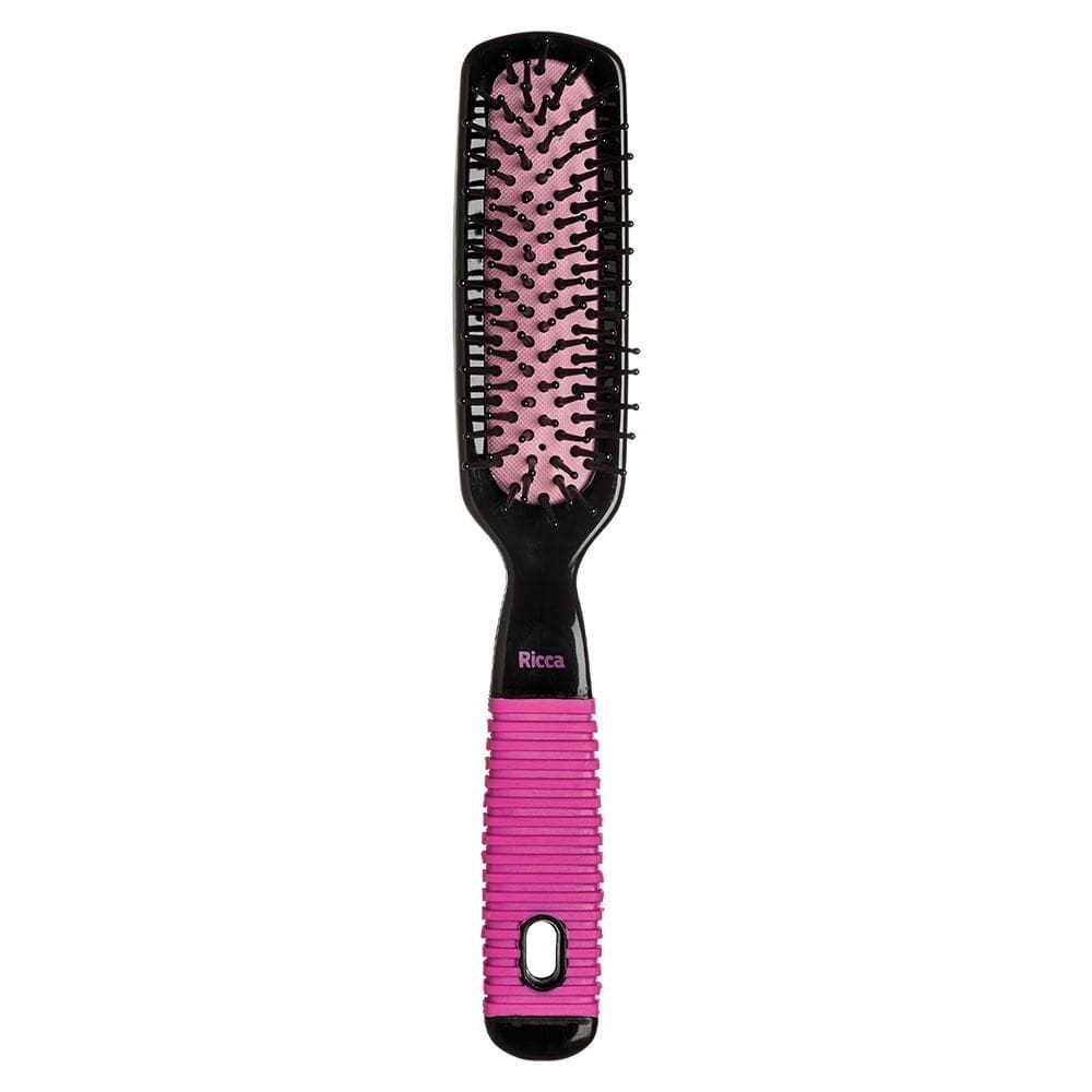 Escova Reta Black & Pink Ricca