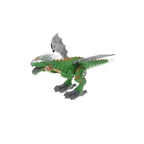 Toy Dragon Dinosaur caminha com luzes e som de 20 cm de altura