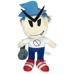 Brinquedo de pelúcia Boyfriend Friday Night Funkin 25 cm azul