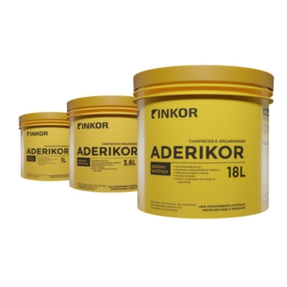 Adesivo Para Argamassa E Chapisco Aderikor Inkor 1L