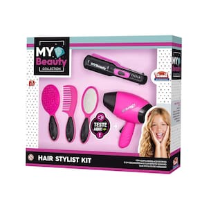 Kit Infantil Beleza My Beauty Hair Stylist Secador Usual Brinquedos