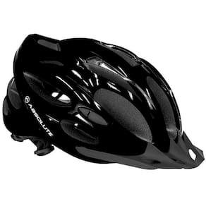 Capacete absolute nero preto inmolde com luz traeira tam g