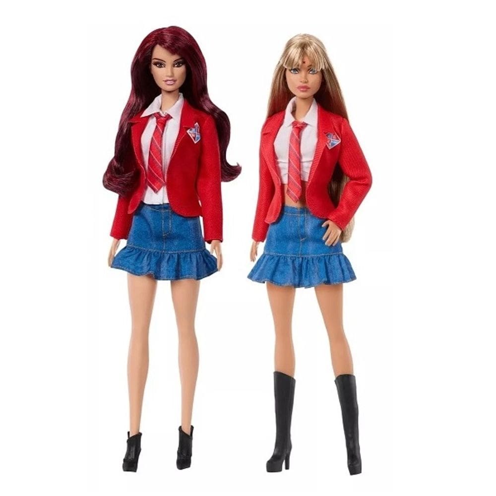 Kit 2 Bonecas Barbie RBD Rebelde Mia e Roberta Mattel