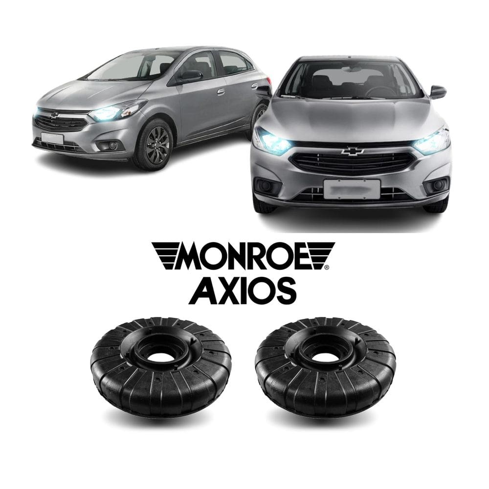 Par coxim axios suspensão dianteira gm onix 2013 2014 2015