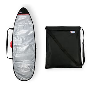 Capa prancha surf refletiva 5`8 a 5`11 e saco roupa molhada