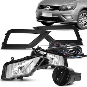 Kit farol auxiliar milha saveiro robust trend 16+ gol g8 19+
