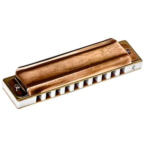 Gaita De Boca Hering Free Blues Bronze Em Dó - Bz7020c
