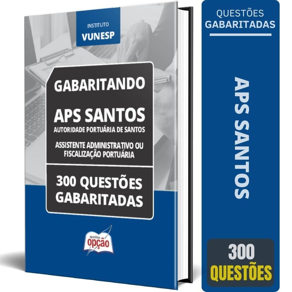 Caderno Aps Santos 2024 Técnico Portuário Assistente