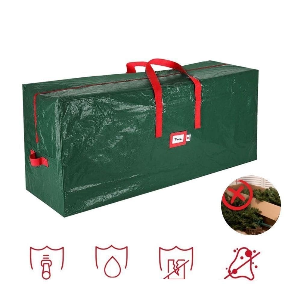 Bolsa sacola arvore natal alça e ziper resistente tamanho m